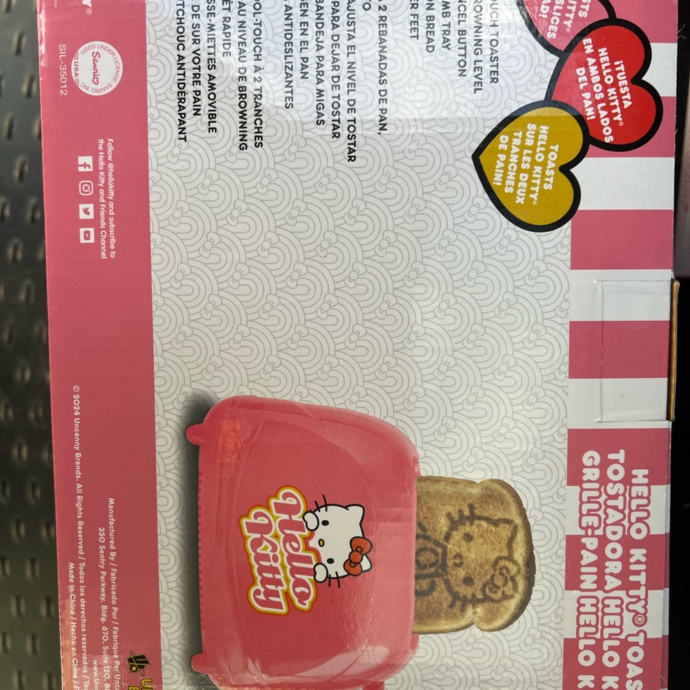 Hello Kitty Pink Toast Maker